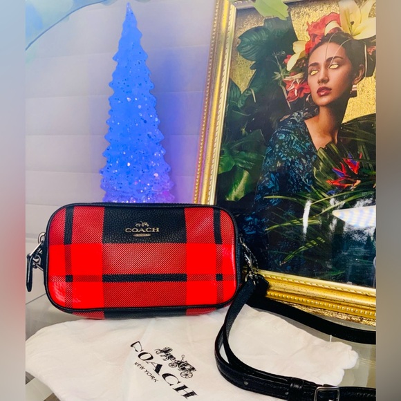 Coach Jamie Camera Bag w/Tartan Paid & Coach Dust Bag - Picture 12 of 12